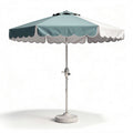 Gartenumbrella aus polyester mit stahlgestell und neuer farbkombination 200 x 200 x 250cm